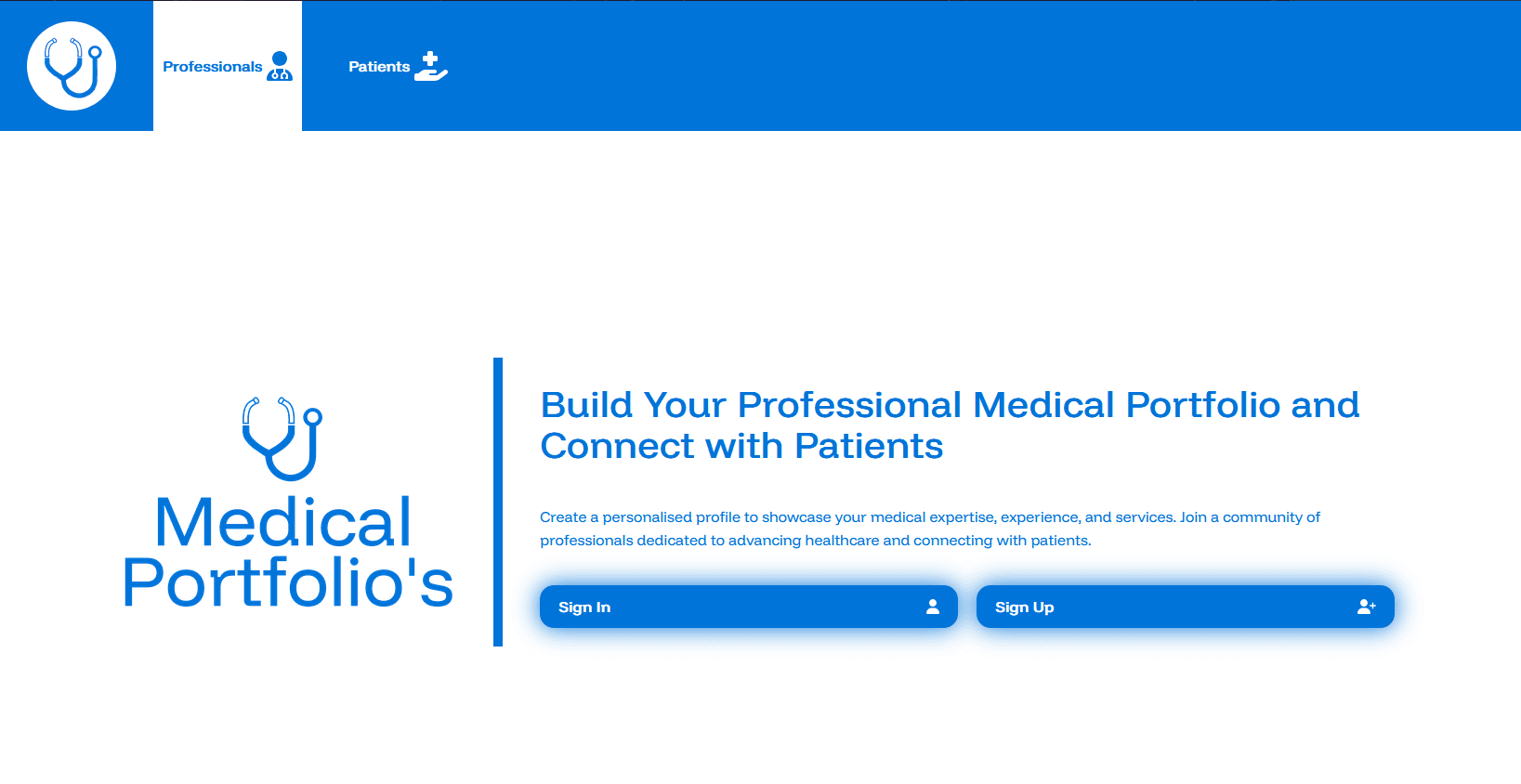 Medical Portfolio's screenshot 1