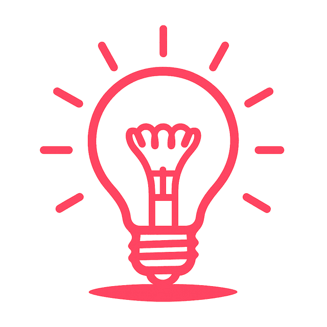 An image of a flashing light bulb